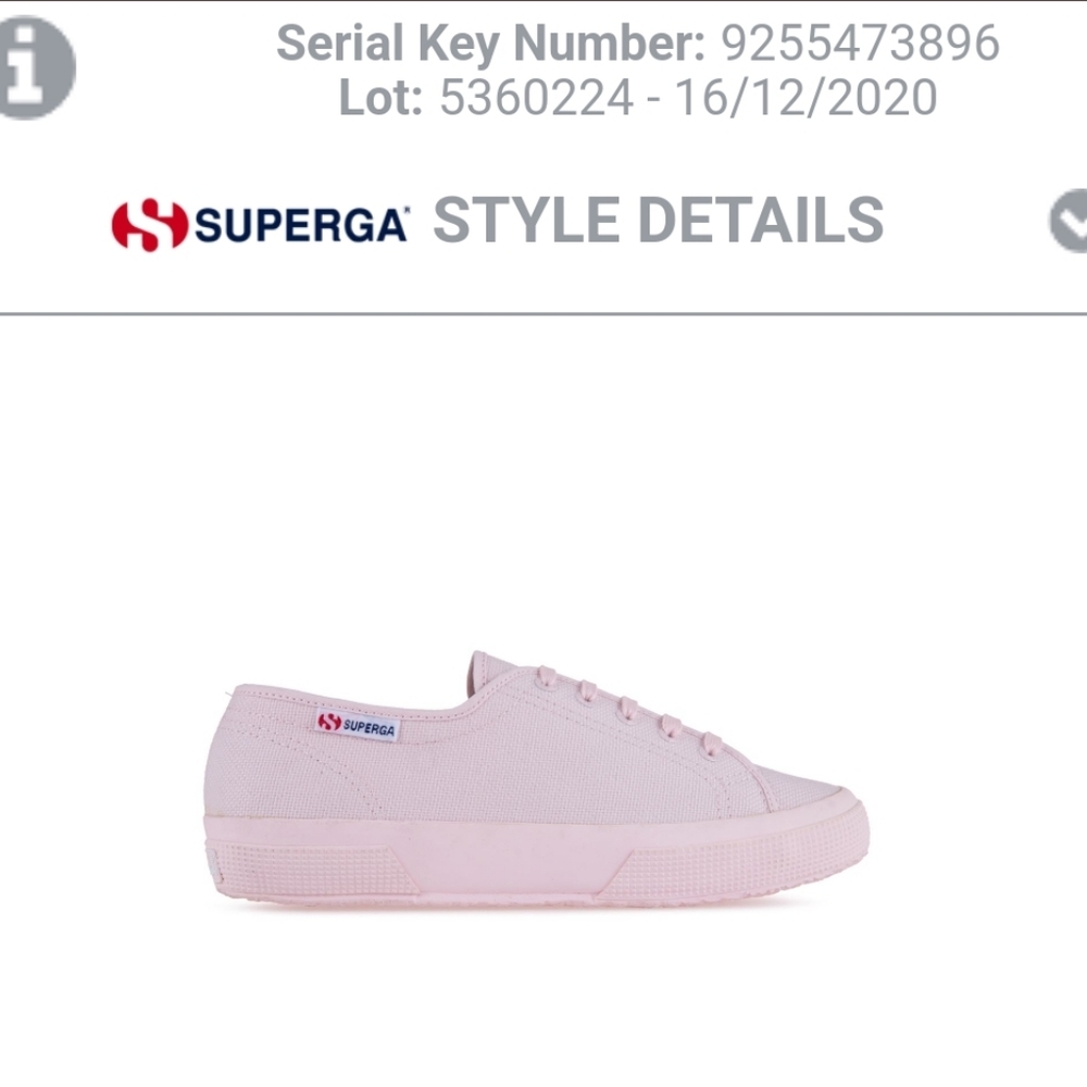 Superga NWT Pink Pale Lilac 2750 Women Sneakers Size 10 - Picture 1 of 11